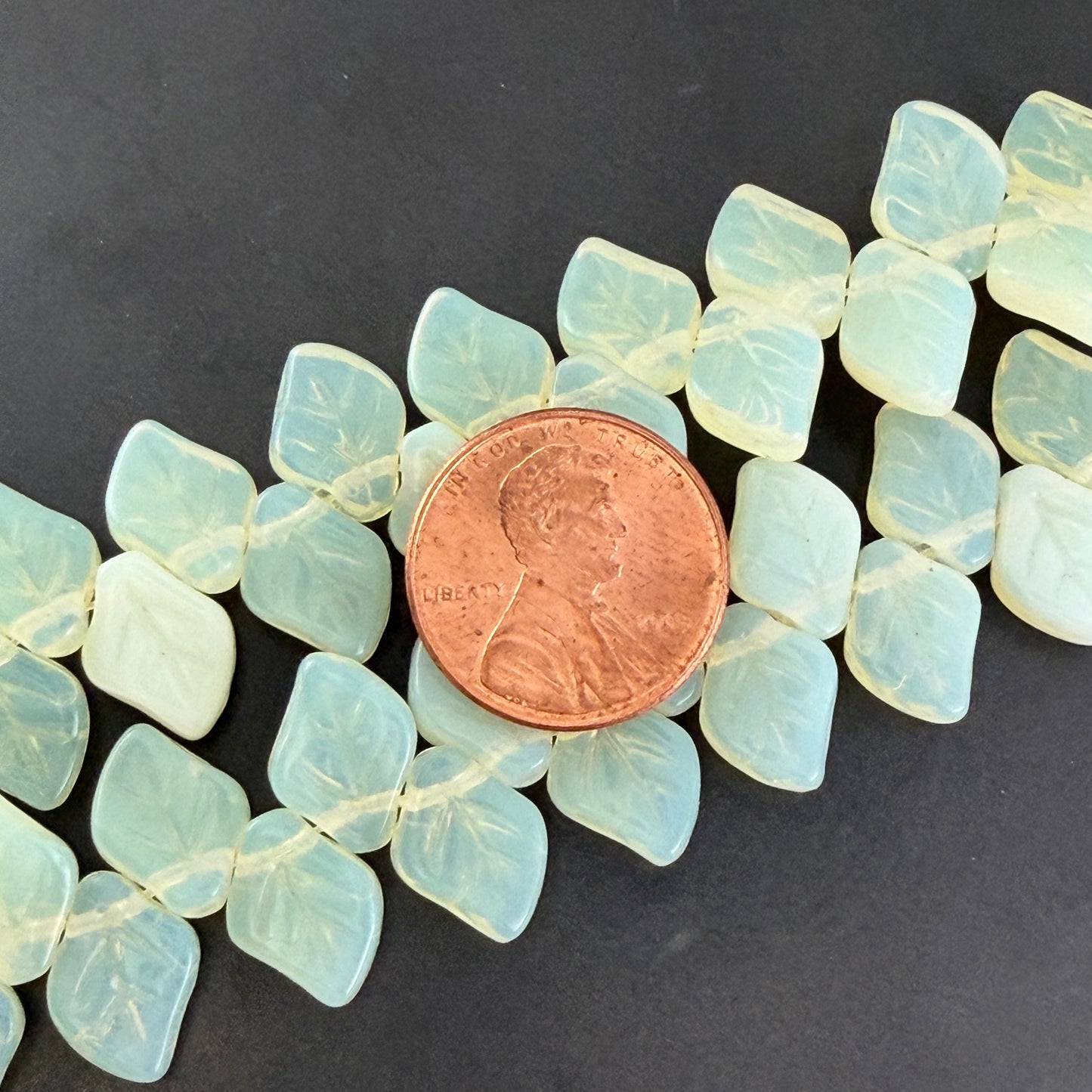 Light Yellow Opal Leaf