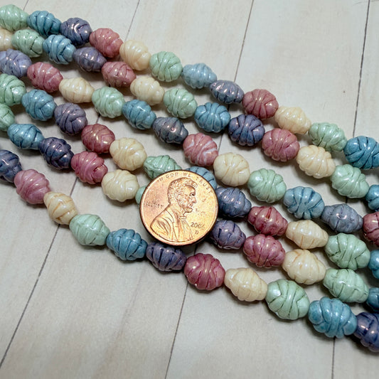 5 Color Luster Honeycomb Oval