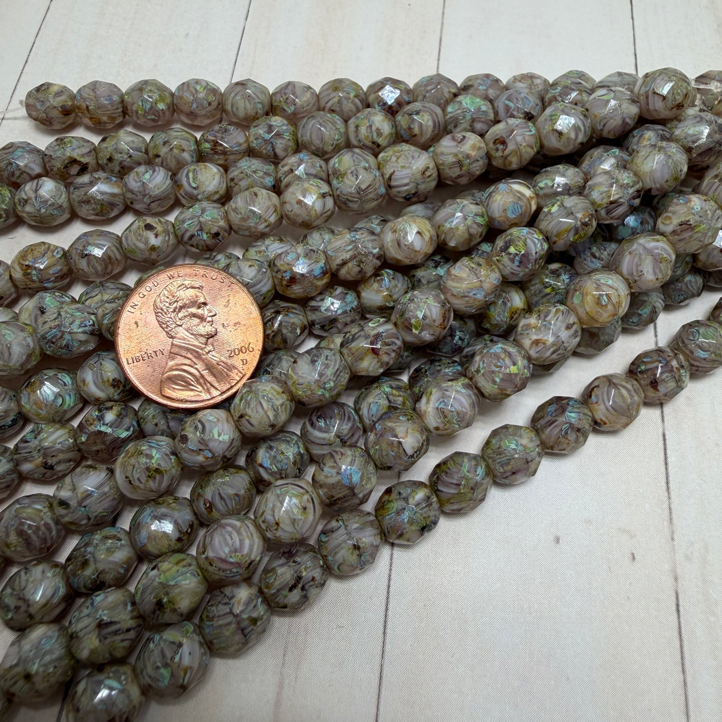 6mm Marbled Fire Polish