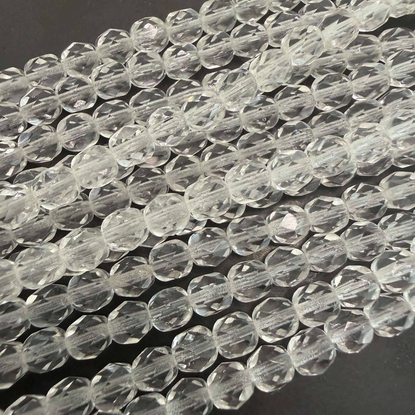 6mm Crystal Fire Polish