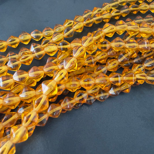 Transparent Topaz 6mm Bicone