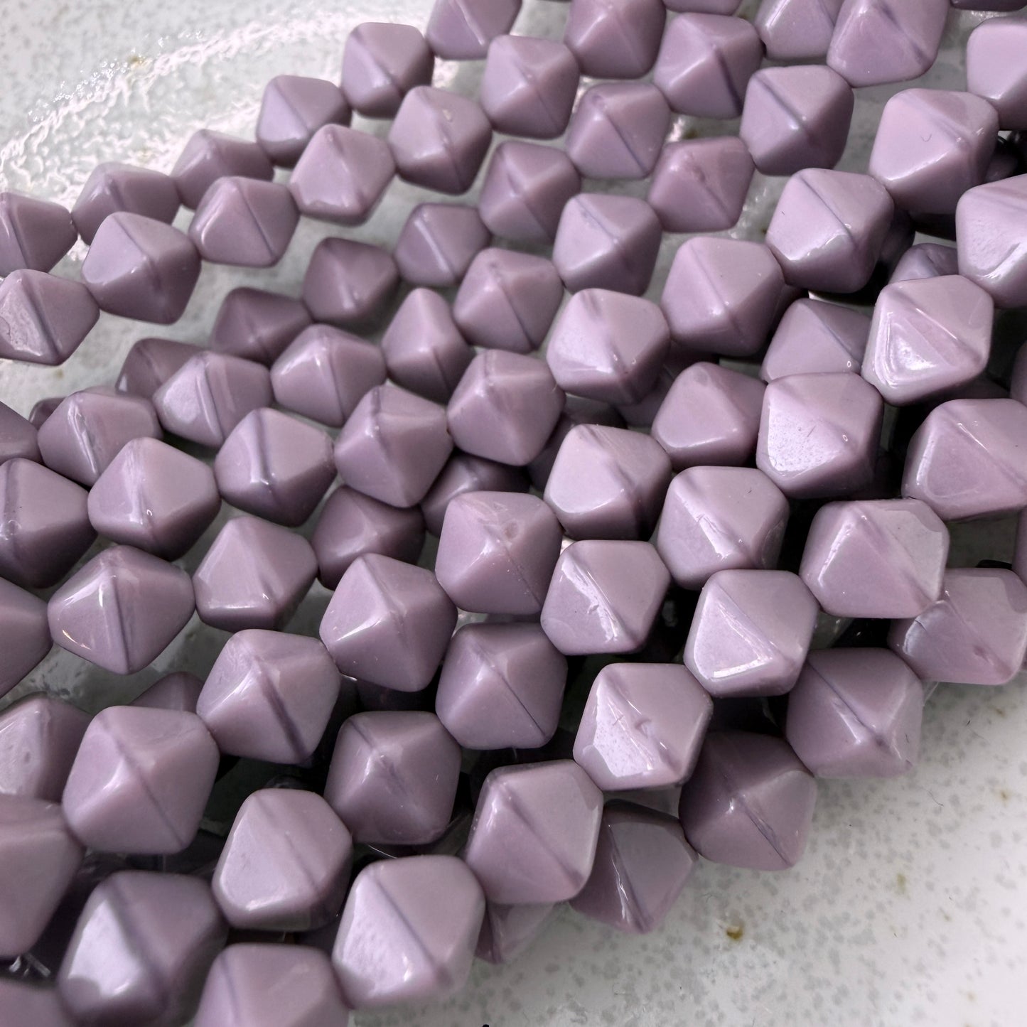 Purple 6mm Bicone