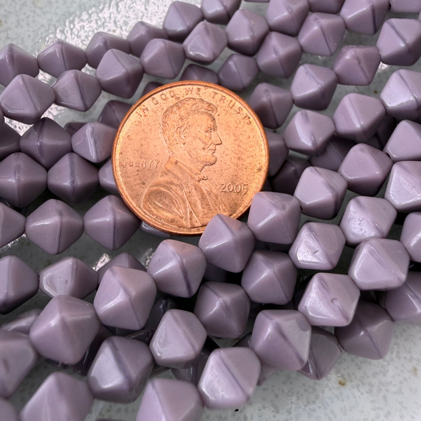 Purple 6mm Bicone