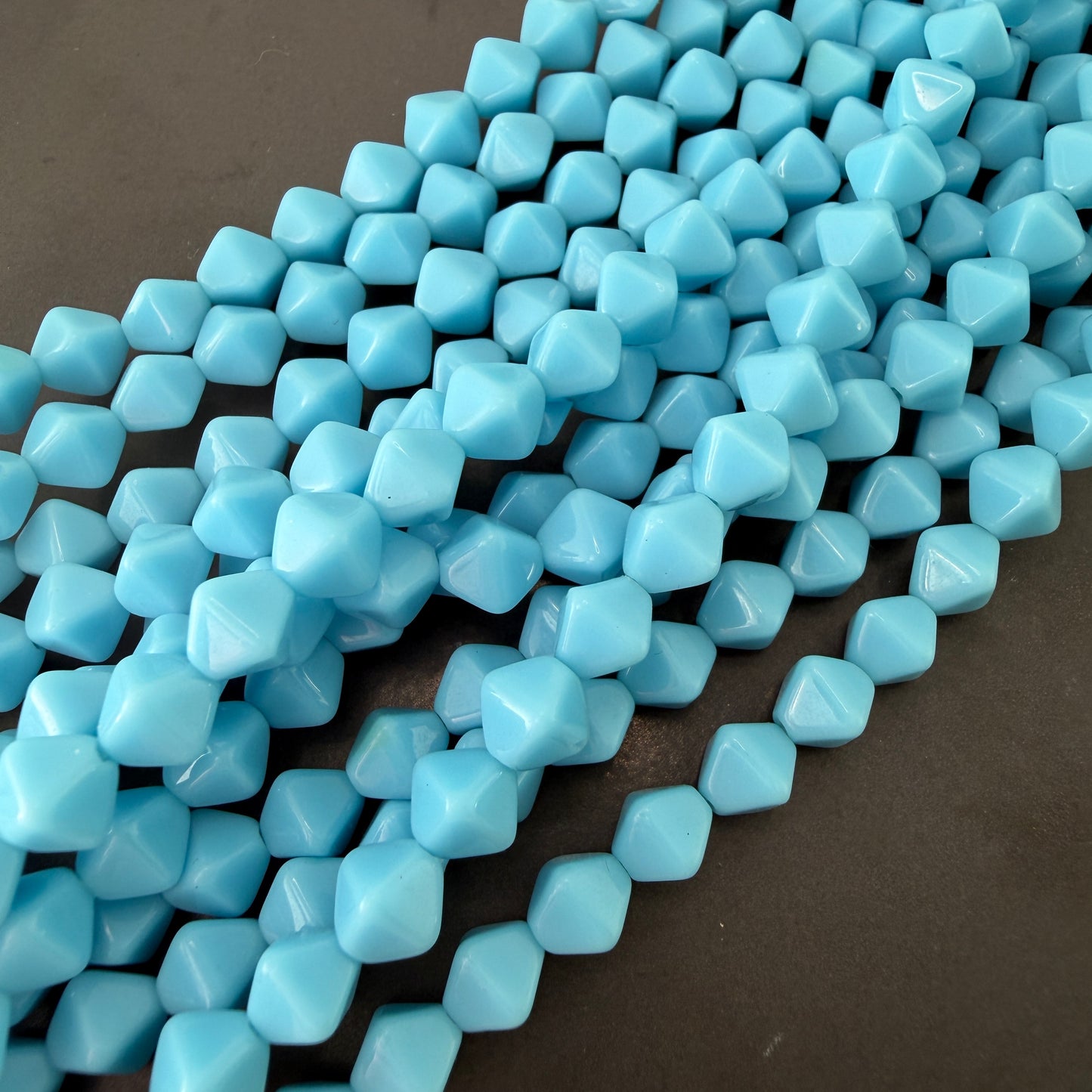 Light Blue 6mm Bicone