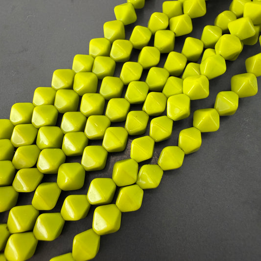 Chartreuse 6mm Bicone