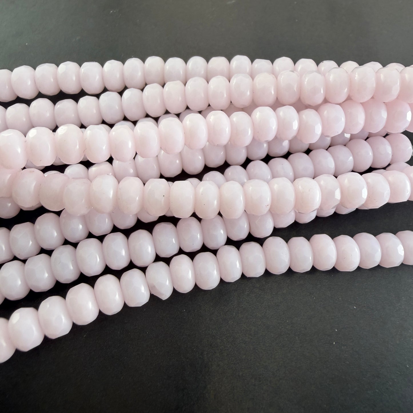 Light Pink Faceted Rondell