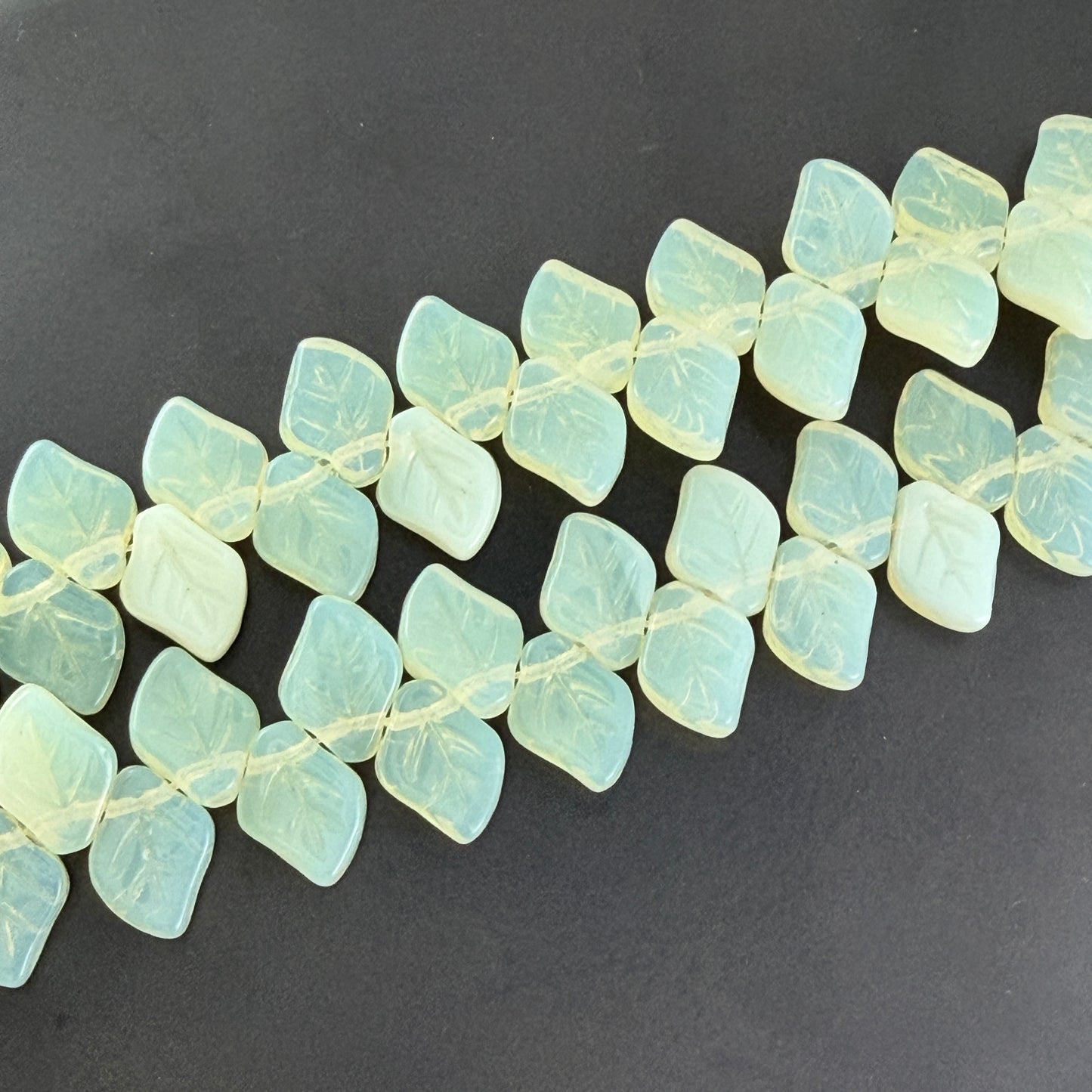 Light Yellow Opal Leaf