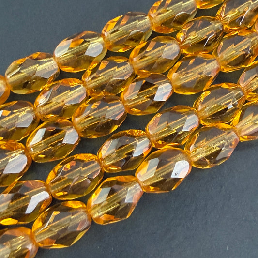Transparent Topaz Faceted Oval