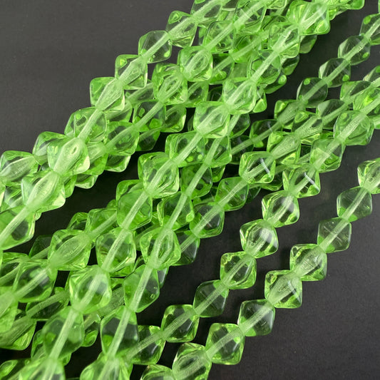 Transparent Peridot 6mm Bicone