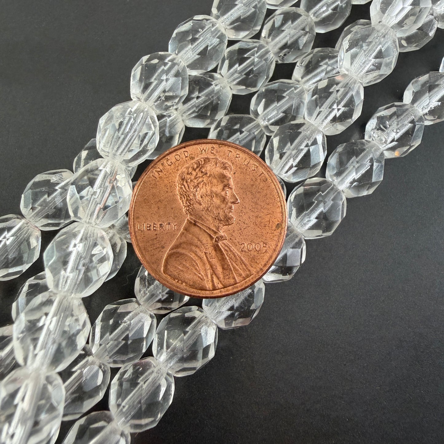 8mm Crystal Fire Polish