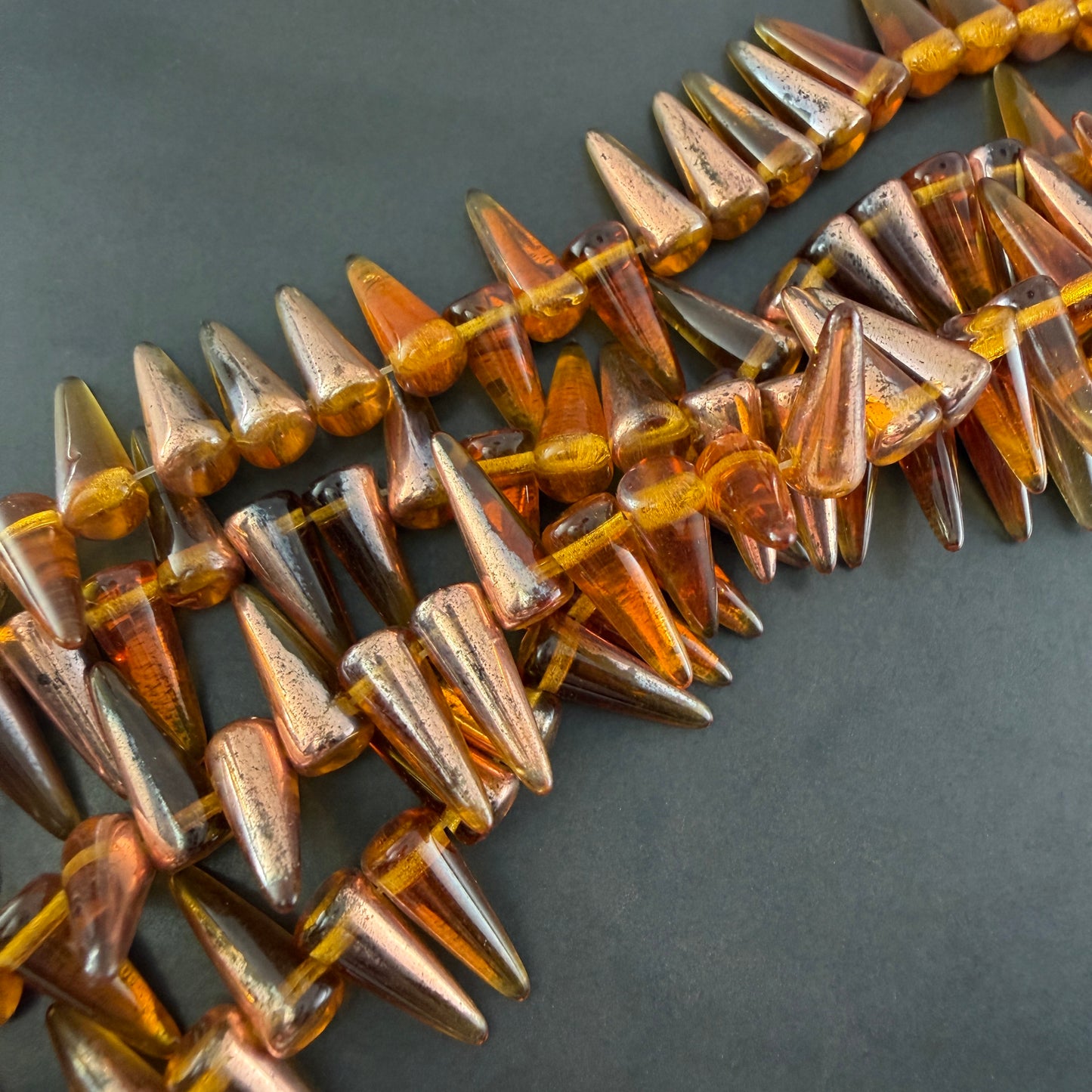 Topaz/Copper Spike 5mm x 13mm