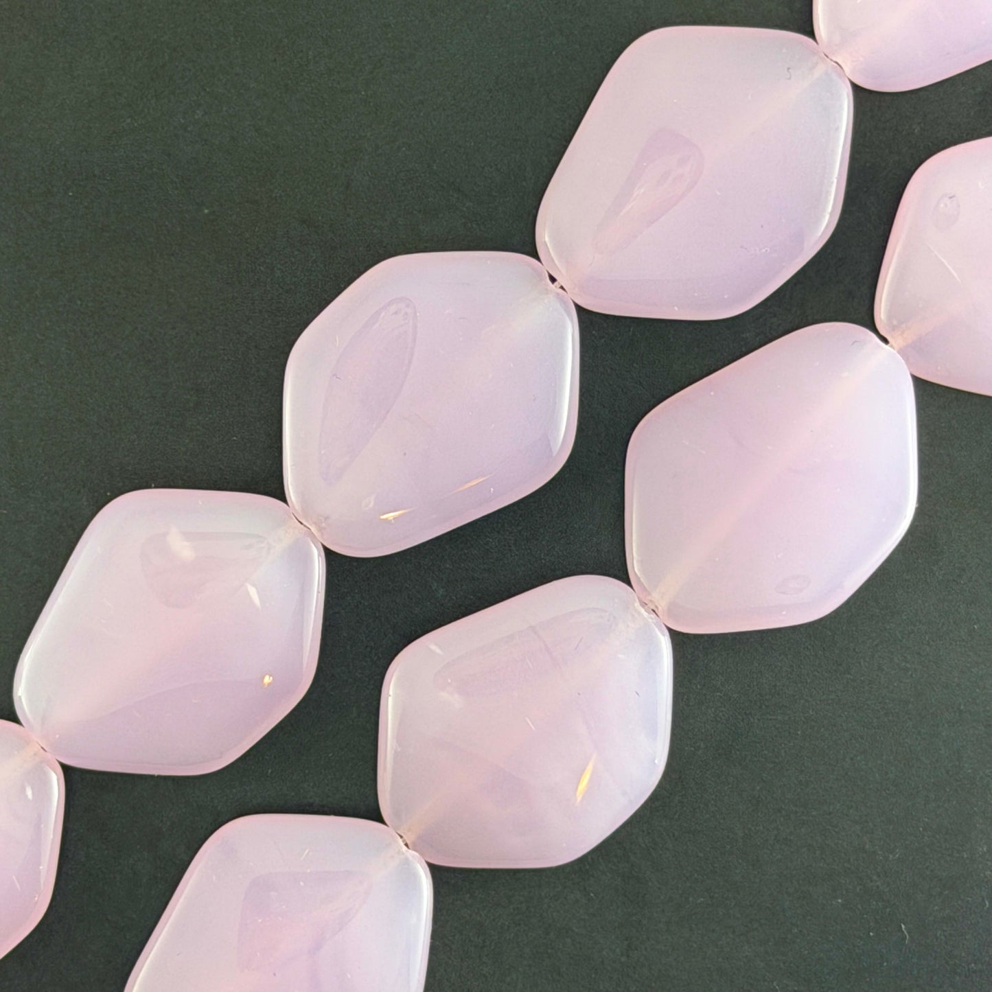 Large Irregular Flat Diamond Pink