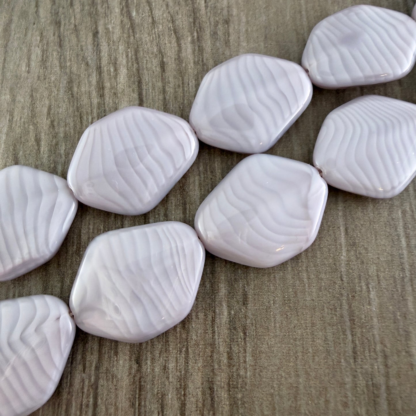 Large Lavender Irregular Flat Diamond