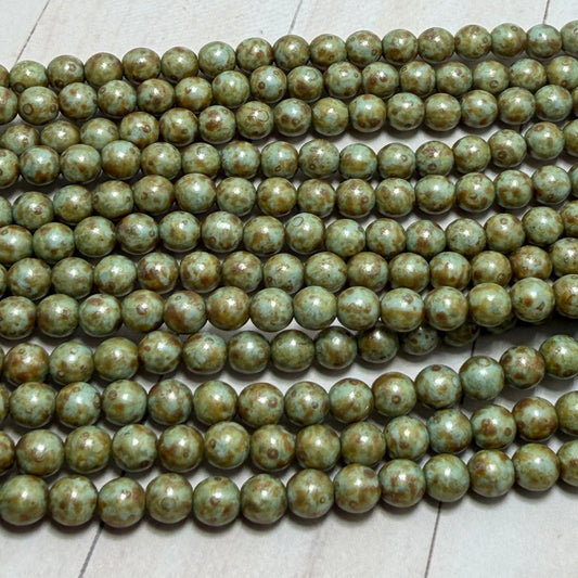 Seafoam Green Travertine 5mm Druk