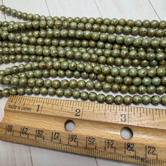 Seafoam Green Travertine 5mm Druk