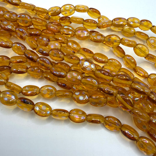 Transparent Topaz Peacock Oval
