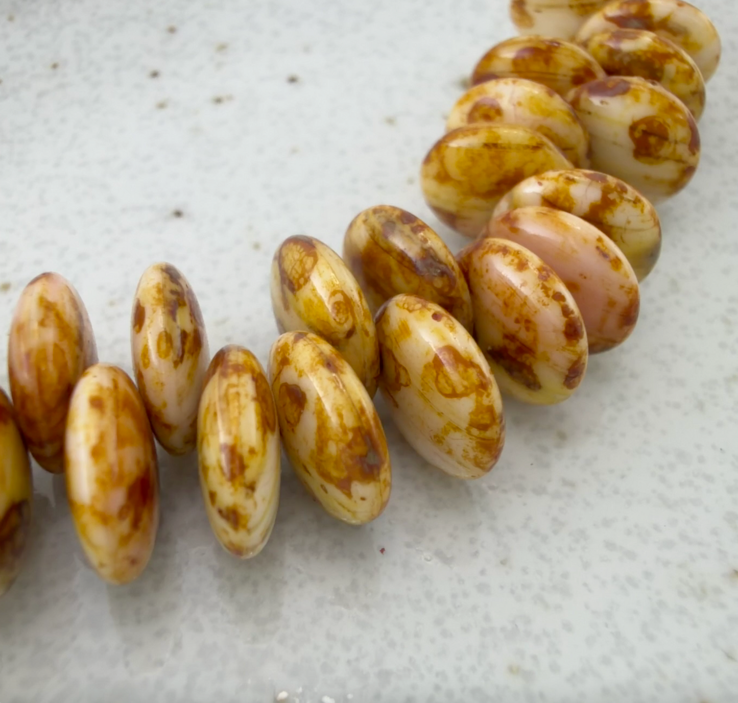 White Travertine Lentil