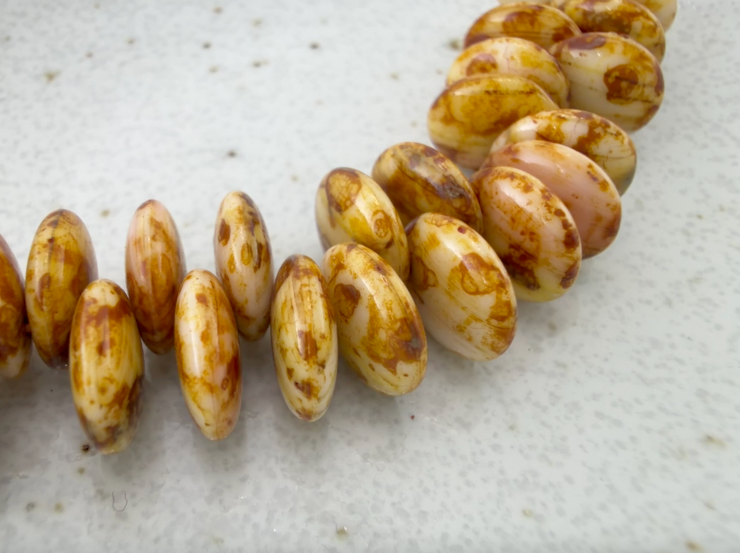 White Travertine Lentil